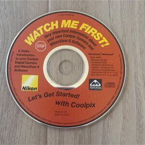 Nikon Coolpix Digital Camera & NikonView 6 Software Introduction CD-ROM Version